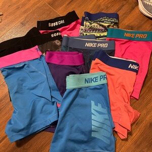 Nike Women's Athletic Shorts - Blue, Pink, Orange, Purple
